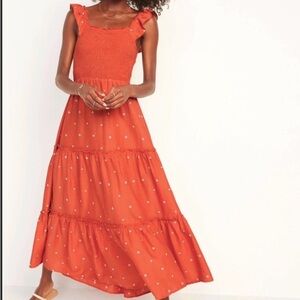 Old Navy Women's Rust Maxi Dress